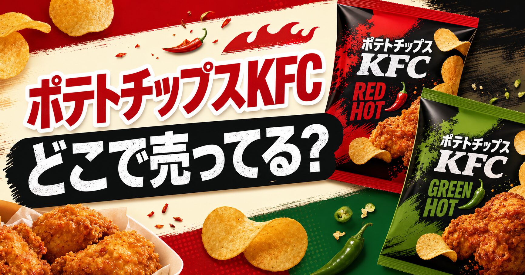 ポテトチップスKFC　どこで売ってる
