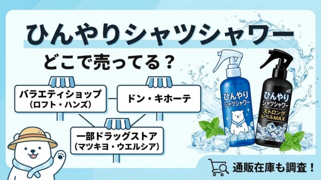 ひんやりシャツシャワー