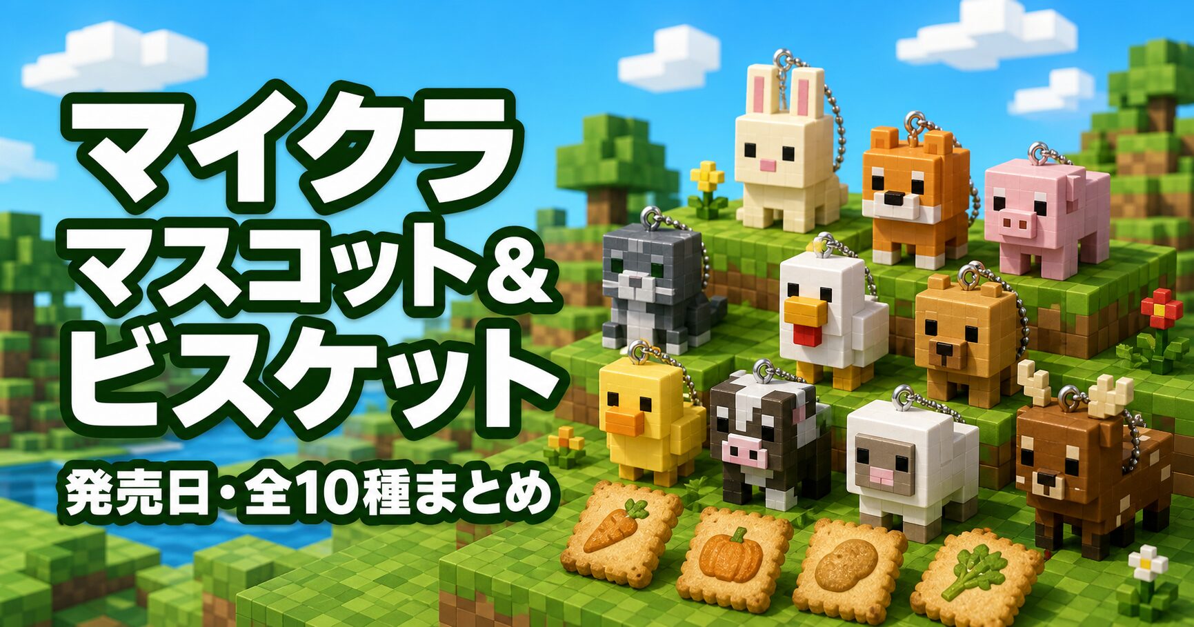マイクラ マスコット＆ビスケット 発売日・全10種まとめ