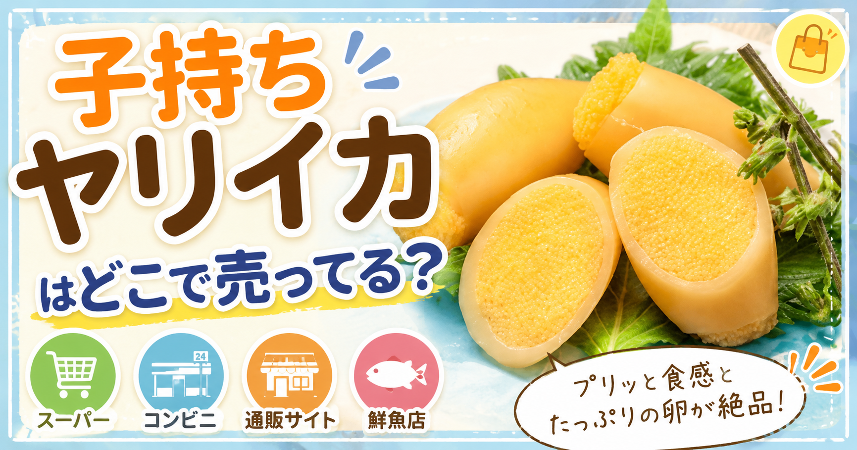 子持ちヤリイカはどこで売ってる？