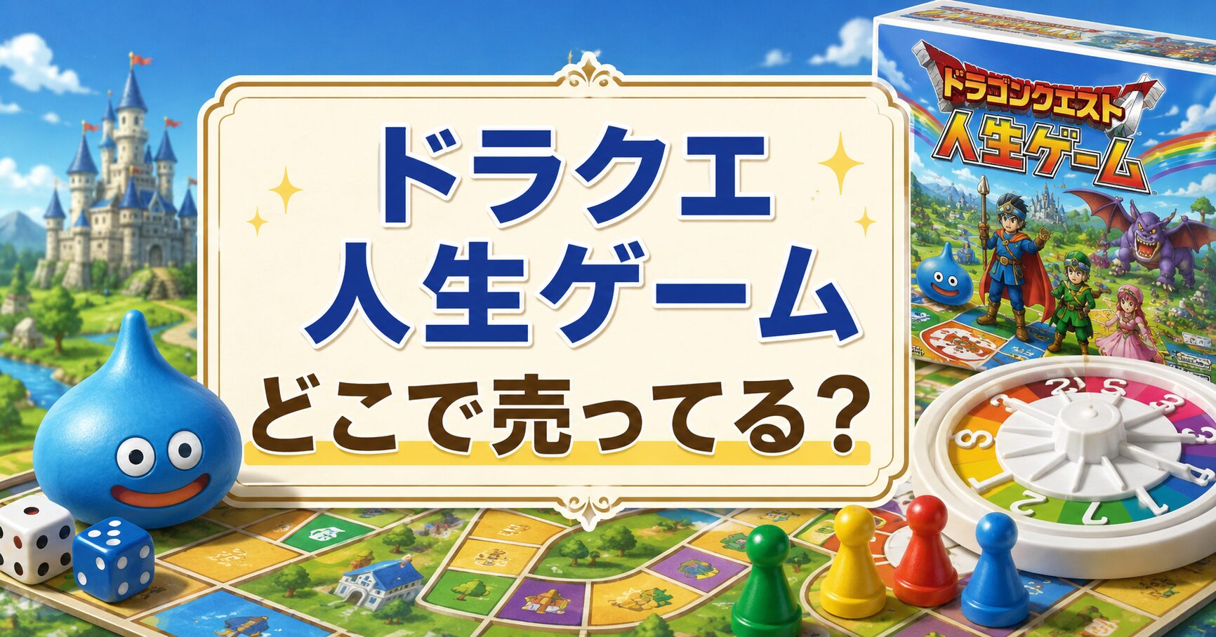 ドラクエ人生ゲームはどこで売ってる？