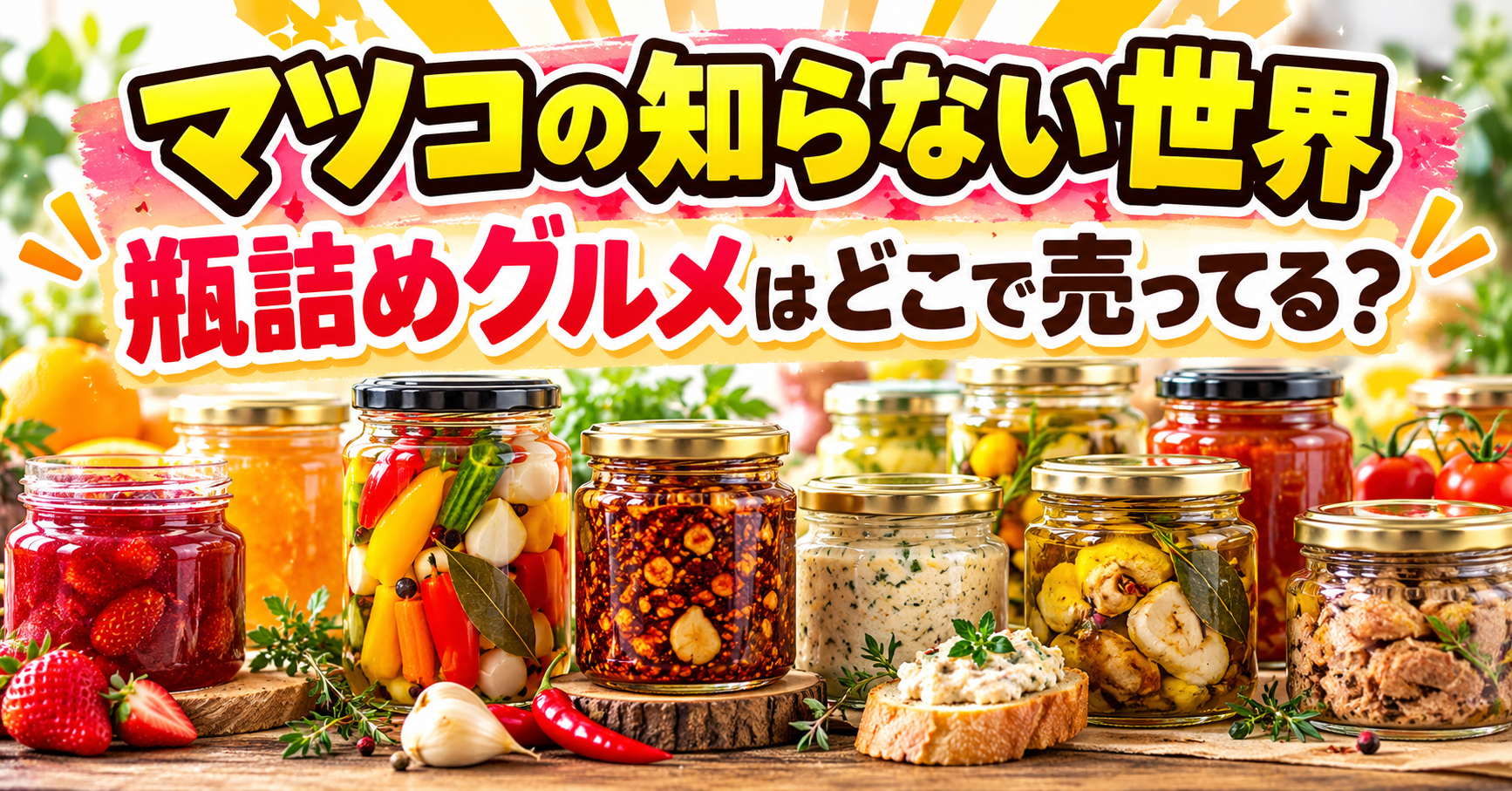 マツコの知らない世界 瓶詰めグルメはどこで売ってる？
